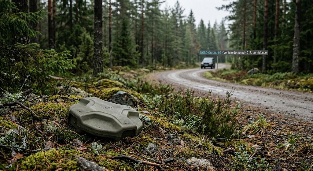 Nordic forest road